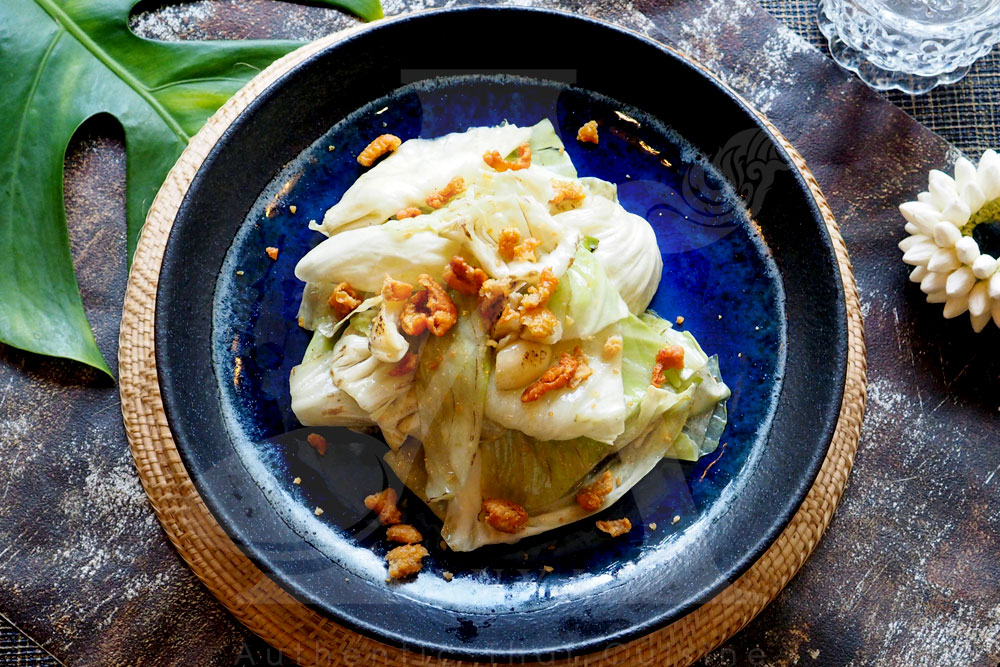 Stir Fried Cabbage with Fish Sauce